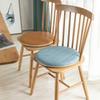 Cuscini per Seduta Sedia da Pranzo Portatile Stile Semplice per Interni, Ufficio Domestico, Cucina, Seduta Rotonda Solida in Pelle per Sedia