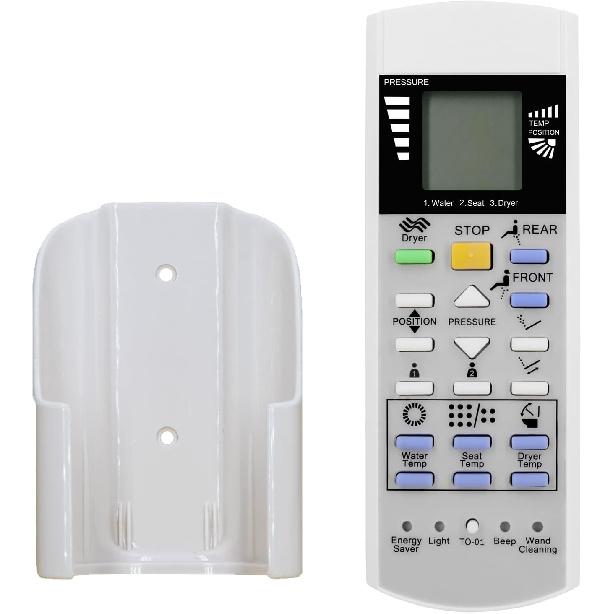 

TOTO Replacement Remote Control for Washlet Bidet Toilet Seat SW3084#01, SW3084#12, SW3083#01, SW3083, SW3046#01, SW3046, S500E, S550E, SW3056#01