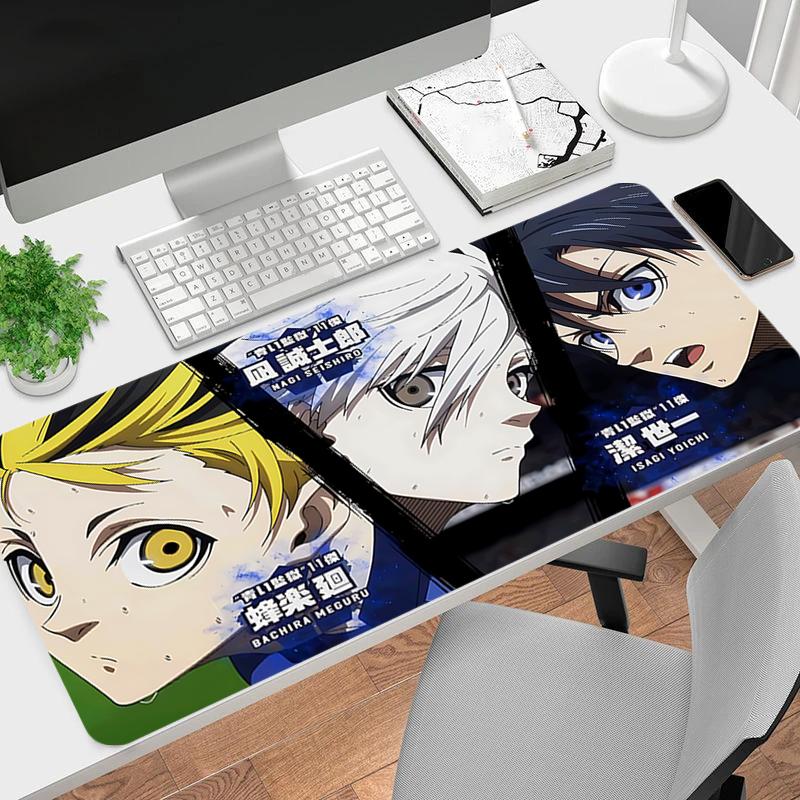 1Pc Anime Characters Series Gaming Mouse Pad Keyboard Desk Mat Non-slip Rubber Lock Edge Waterproof Computer Mousepad for Office Home Decor S1197