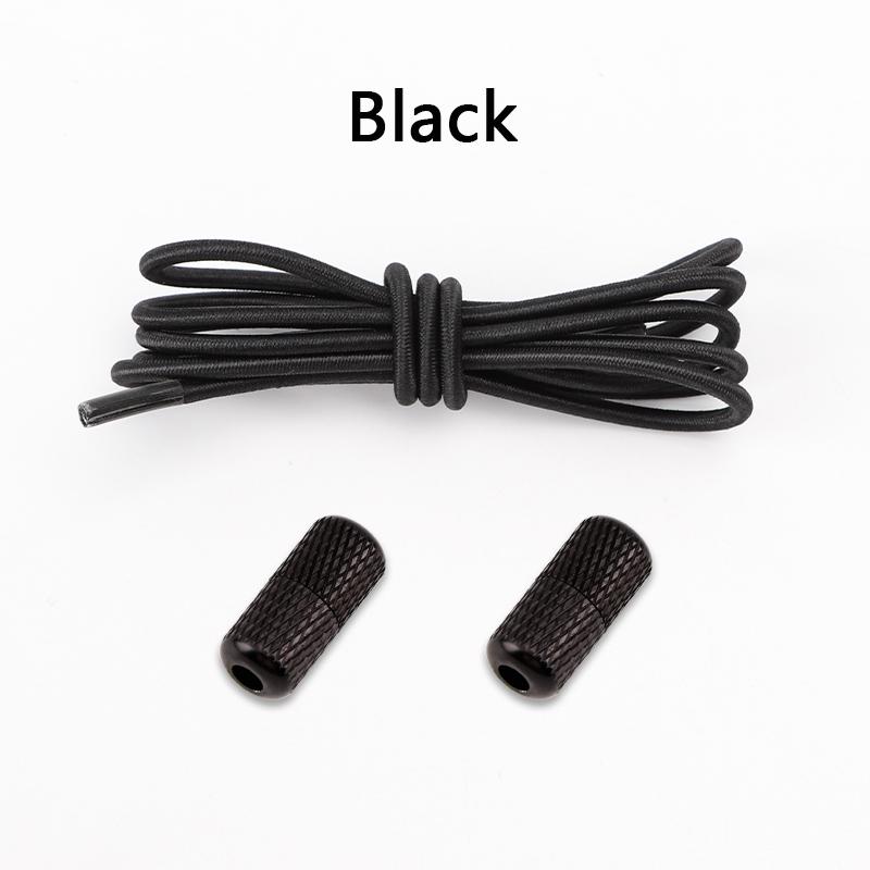 Rubber Elastic Laces No Tie Shoe Laces Shoes Round Shoelaces for Sneakers Without Ties Kids Adult Quick Shoe Lace Rubber Bands