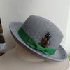 The Derby Hat Bowler Hat  Fedora For Women And Men Party Hat Men Hat For Winter Elastic Band Felt Hat Jazz Church Hat
