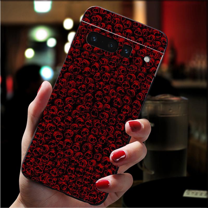 

Phone Case For Google Pixel 10 9 Pro XL 9A 8 7 6 Pro Pixel 8A 7A 6A Pixel 8 7 6 5 Skull Case Google Pixel 9a