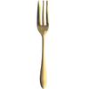 Nagao Dinner Cutlery 10 Stainless Made in Japan Tsubame-Sanjo Set, Pieces, Gold, 18-0 Steel,