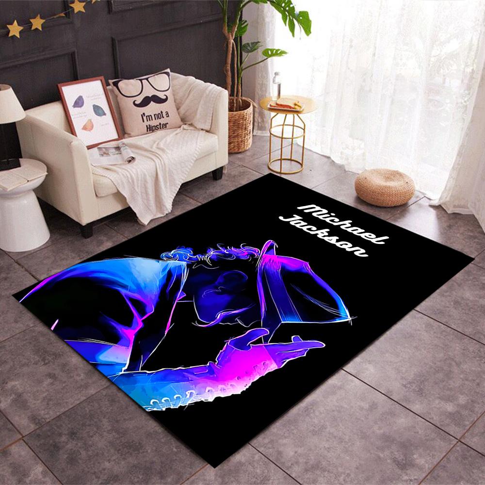 Michael Jackson Dangerous Tour Carpet Suitable for Foyer Balcony Hallway Game Room Anti-slip Rug Decorate Offices Spiritual Gift