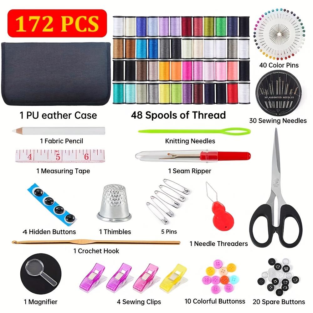 172-piece Sewing Box Set Hand-sewn Cloth Multifunctional Convenient Sewing Bag Set