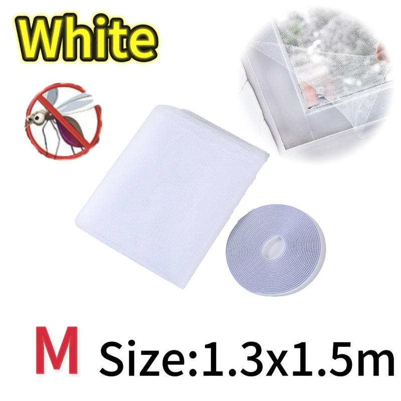 1/2/3pcs Self Adhesive Invisible Screens Summer Anti-mosquito and Insect Screens Simple Operation White and Black Screens