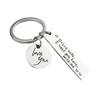 Stainless Steel 'Drive Safe' Engraved Keychain - Creative Holiday Gift