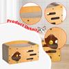 Cat Scratcher House Kitten Toy Playing with Teasing Ball Sturdy Gift Prevents Furniture Damage Cat Scratch Bed Scratching Bed