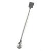 Stainless Steel Spatulas For Laboratory Sampling, Double-ended Reagent Tool 20cm