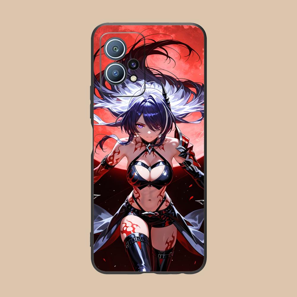 HSR Acheron Matte TPU Mobile Phone Case for Huawei P60 P50 P40 P30 P20 P10 P9 P8 Pro Lite Plus Colorful Printing Cover