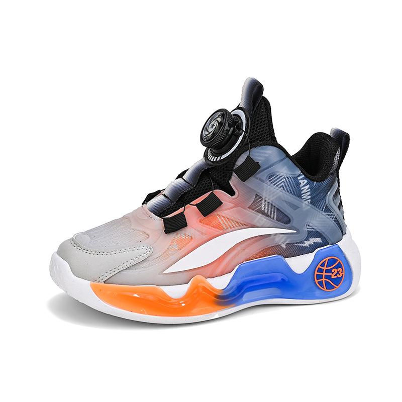 

Обувь для мальчиков лето 2025 новые детские вращающиеся кроссовки данк для детей среднего и старшего возраста мальчиковые сетчатые дышащие кроссовки 40 оранжевый