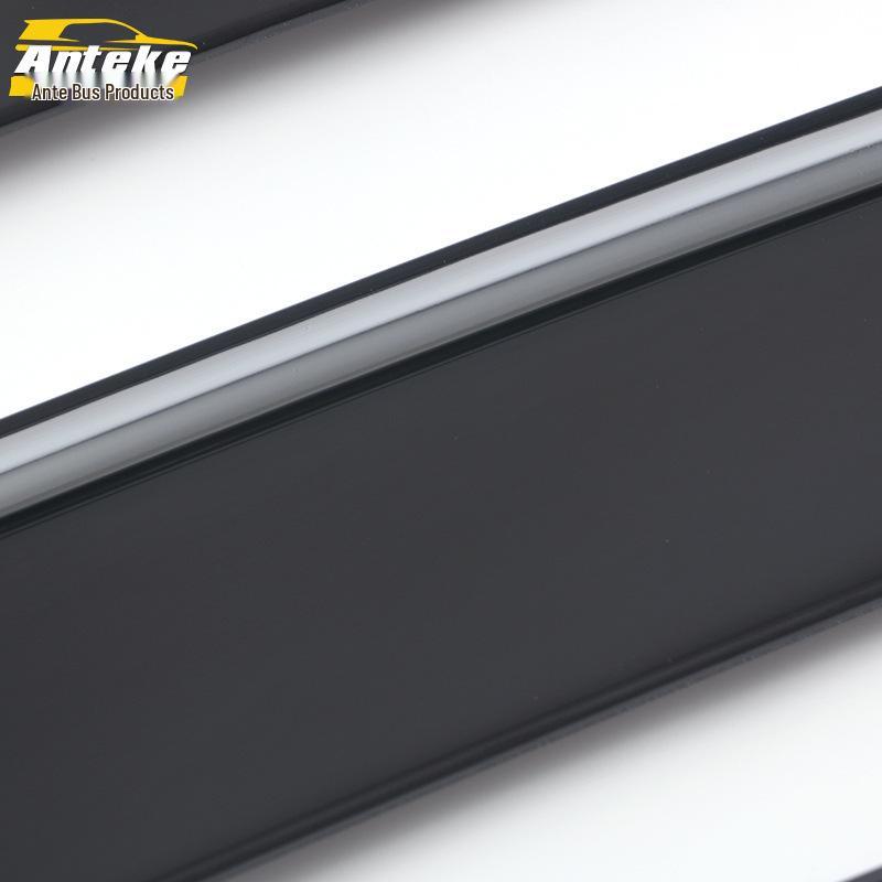 08-15 Bora Rain Deflectors with Bright Trim and Sun Visor Decoration Stickers for Exterior