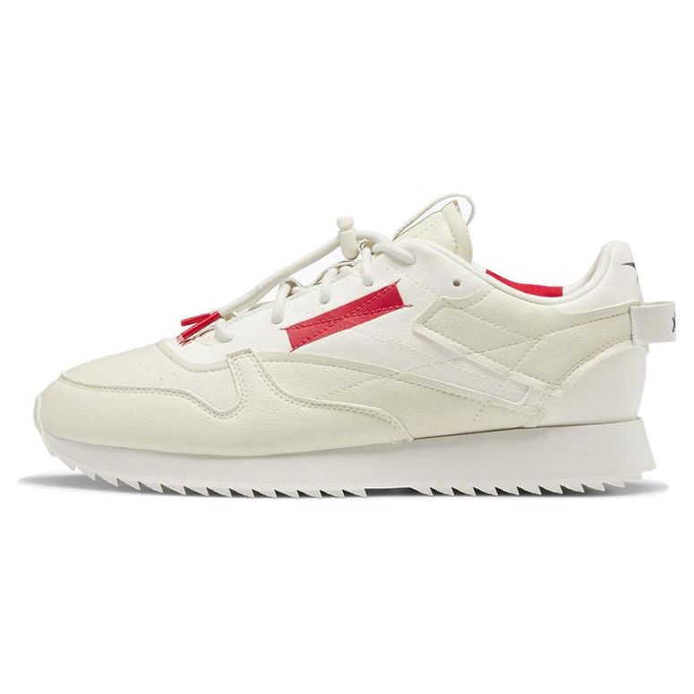 

Reebok Classic Leather Vegan Milk Makeup Unisex Vintage Chalk Vector Red Core Black IG7205 EU 42