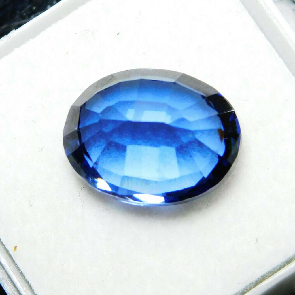 Natural Tanzanite CERTIFIED Ring Size 8 Carat Gemstone Loose Blue Oval Cut multiQ 008