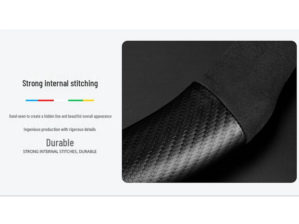 Suede Leather Steering Wheel Cover for Rising Auto F7, ER6, MARVEL R, R7