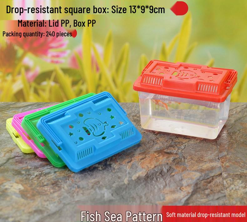 Portable Transparent Turtle & Reptile Tank – Small, Medium, Large