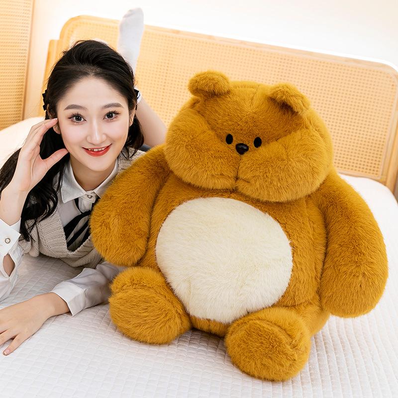 Dun Dun Bear Doll Hug Bear Plush Toy Big Bear Doll Children's Rag Doll Throw Pillow Birthday Gift