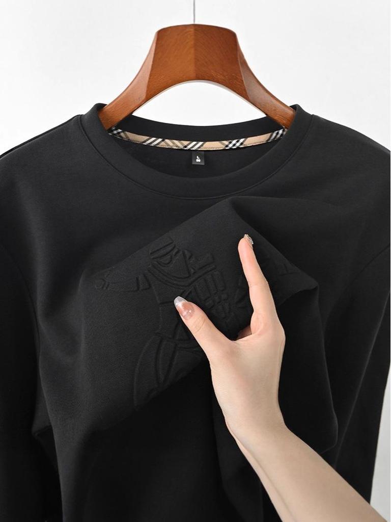 Sweatshirt épais à col rond pour homme Paisenlong 2025: Tendance Européenne & Américaine Automne/Hiver pour l'Âge Moyen à Avancé