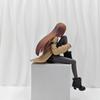 Steins Gate Makise Kurisu Anime Figure Kurisu Makise Action Figure Car Ornament Model Desktop Decor Fans Collectible Toys Gifts