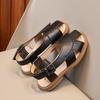Summer Kids Closed-Toe Hollow Out Beach Sandals, Soft Sole Casual Princess Shoes for Boys and Girls