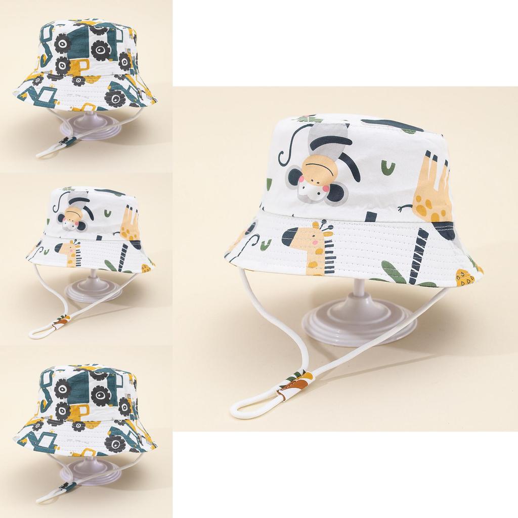 Butterfly Kids Sun Hat With Breathable Cotton Material For Outdoor Play And Sunshade