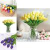 Lifelike Artificial Tulip Flower Bouquet With Real Touch For Home And Wedding Decor