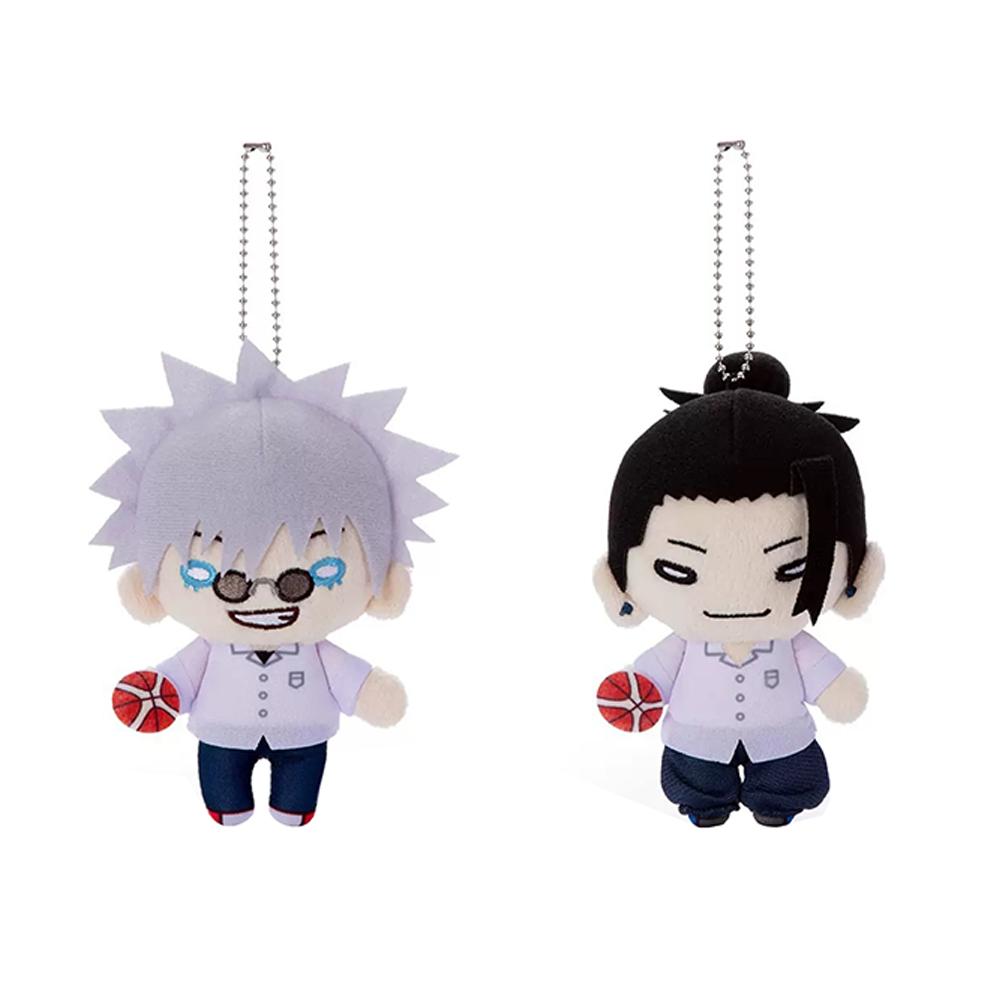 JJK Anime Plush Pendant Cute Gojo and Geto Plushies Kawaii Bag Pendant Geto Suguru Figure Doll Stuffed Toys Home Decor Kids Gift