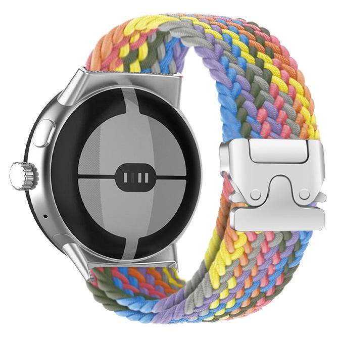Braided Nylon Paracord Watch Band for Google 41MM/45MM
