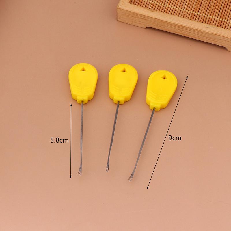 3Pcs Hook Drill Carp Fishing Tools Kit Bait Pins Threading Bait Rigging Baiting Needles Baiting Rig Tool Fishing Accessories A1