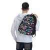Watercolor Brush Backpack Colorful Print Workout Backpacks Women Custom Soft School Bags Streetwear Rucksack