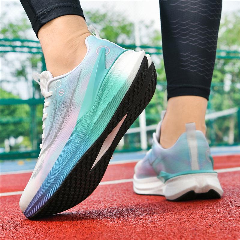Running shoes, sports shoes, running shoes, shock-absorbing women's shoes, ultra-light men's and women's marathon carbon board
