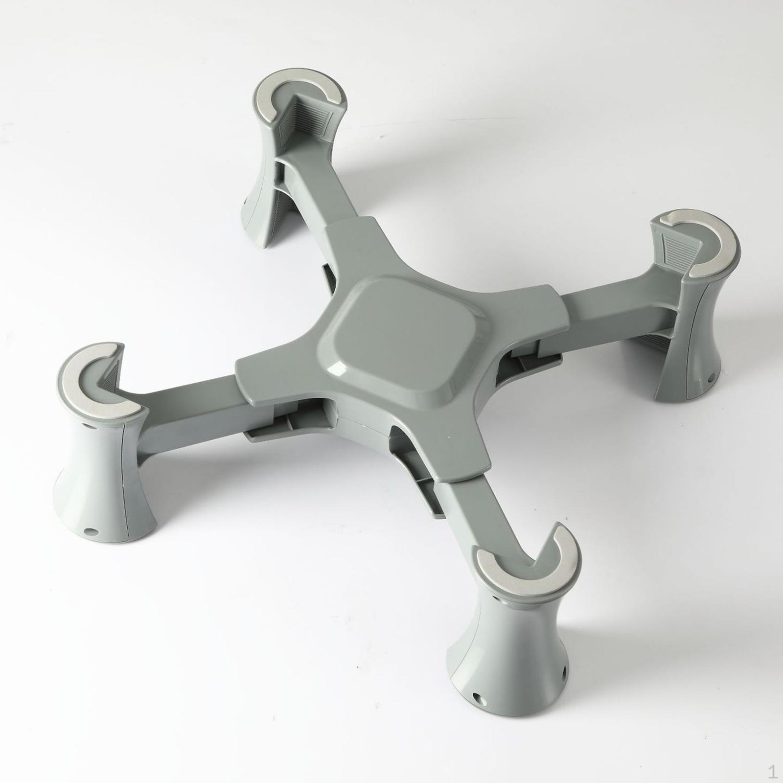 

Детский стульчик-бустер с регулируемыми выдвижными ножками и противоскользящими накладками для ног, практичный серый