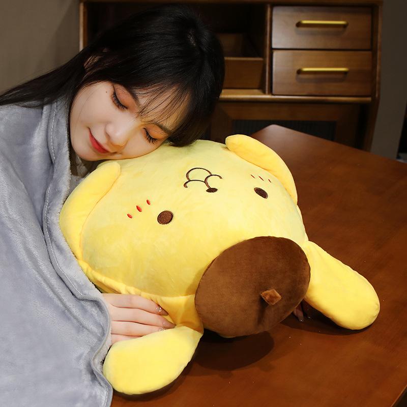 40-50cm Cartoon Pom Pom Purin Stuffed Plush Toys Lovely Pillow Gift Kids Super Soft Pom Pom Purin Plushie Doll Room Decoration