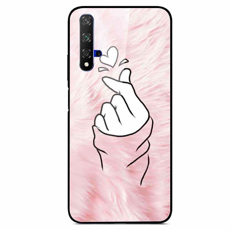 For Honor 20 Cases 20S 20Pro V20 Tempered Glass Hard Back Cover For Huawei Honor 20 Phone Cases Honor20 Pro Cover Honor20S V 20
