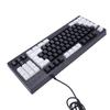 RGB Backlit Gaming Keyboard 87 Keys Compact Keyboard USB Wired Keyboard for PC Laptop Gamers Typist