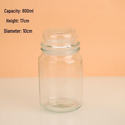 ZISIZ High Lid Glass Food Storage Jars