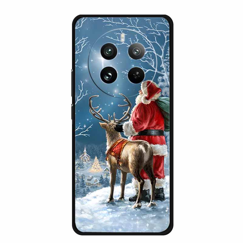2024 Christmas Phone Cases For Realme 12 Pro Plus Case Soft TPU Silicone For Realme 12 Pro Cover Bumper Funda 12Pro Pro+ 5G Case