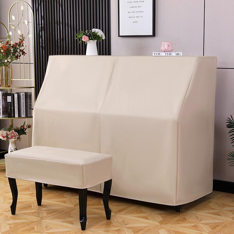 Luxury Modern Full Piano Cover Waterproof Dustproof European Nordic Style Keyboard Cover with Stool Essential