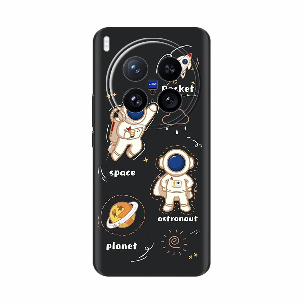For VIVO X200 Ultra Case Cute Cartoon Painted Back Cover For VIVO X200 Pro Mini X100 Ultra Shockproof Shell Bumper Fundas Para