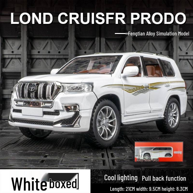 

Сплавной внедорожник Zhi C4082 Prado с реалистичными звуками, светом, инерционным механизмом и шестью открывающимися дверями