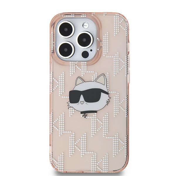 Karl Lagerfeld Klhcp13Lhklpchp Iphone13 Pro / 13 6.1 Różowy/Pink Hardcase Iml Choupette Head & Monogram