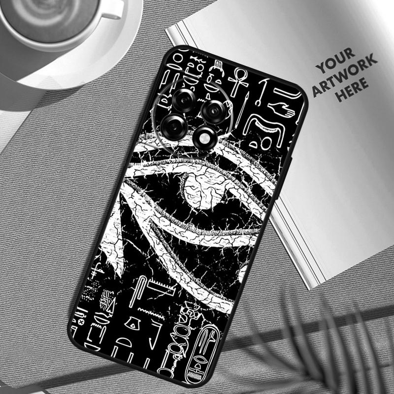 Sacred Eye of Horus Egypt Fresco Case For OnePlus Nord CE 3 Lite 2 2T N10 N20 OnePlus 12R 10T 9RT 10R 8 9 10 Pro 11 12 Cover