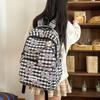 School Bag Rab Print Student School Bag, Female Primary School Students, Junior High School Students, Large Capacity School Backpack, Short-distance