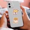50Pcs DIY Sticker Self-Adhesive Waterproof Clear Printing PVC Cartoon Doggy Pattern Scrapbook Notepad Graffiti Sticker Kids Gift