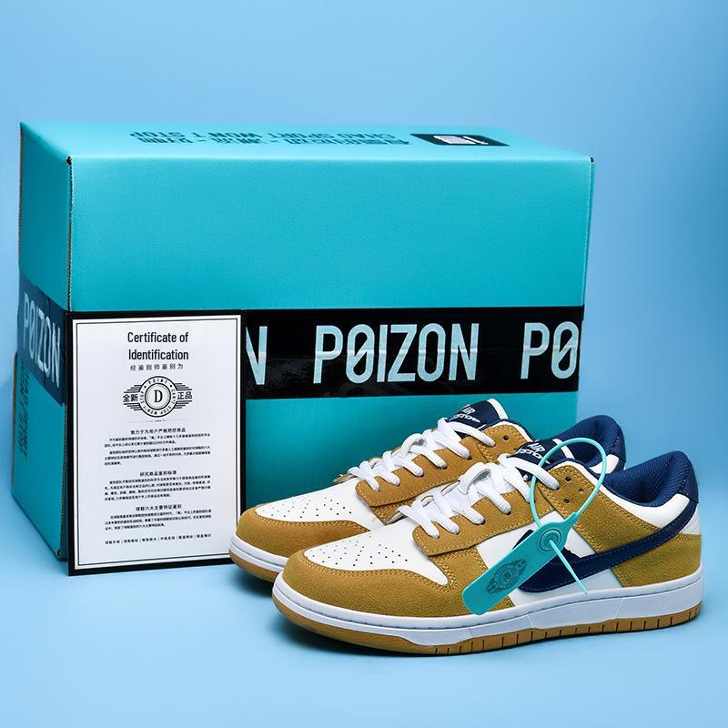 Pánské AJ1 Low-Top černé a bílé Panda Dunk Skate boty a dámské tenisky Air Force One