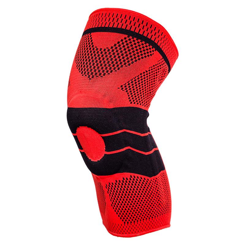 

3D вязаные наколенники для активного отдыха и спорта, амортизирующие, противоскользящие, с пружинной поддержкой, защитное снаряжение для езды M