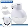 Dispenser Sapone Senza Contatto da Parete con Capacità 420ml per Facili Ricariche