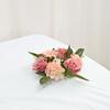 1PC/20CM Artificial Silk Flowers wreath for candlestick Candlestick Garland Simulation Rose Garland