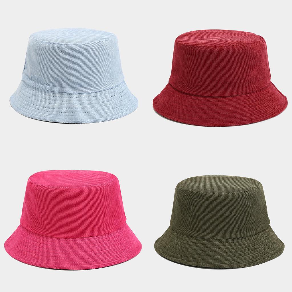 Cappello da Pescatore in Velluto a Coste Vintage per Donne e Uomini Con Protezione Solare Per Attività all'Aperto
