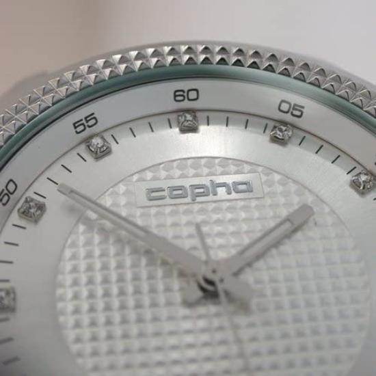 Armbanduhr Copuha Smart Casual Uhr PRINCESS PRINCESS Leder Silber x Weiß Weiß [COPHA] Damen